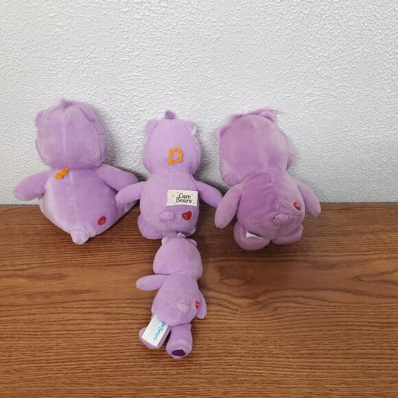 Plush Care Bears Lollipop Bear - Lot of 4 - Stuffed Animal - Various Sizes - Picture 2 of 5